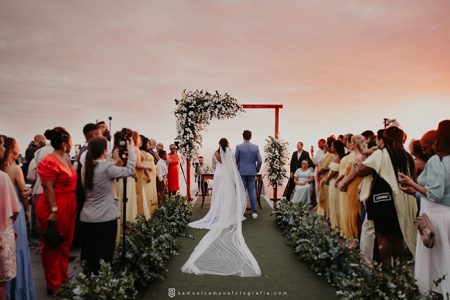 Casamento No Cristo Redentor Muito Amor Ao Nascer Do Sol