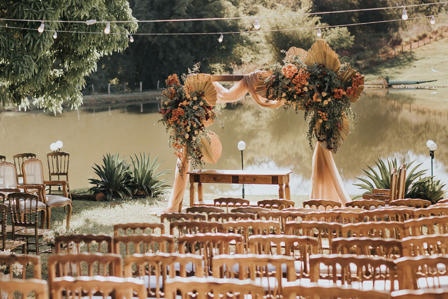 Paleta De Outono Em Um Casamento No Inverno No Espa O Provence