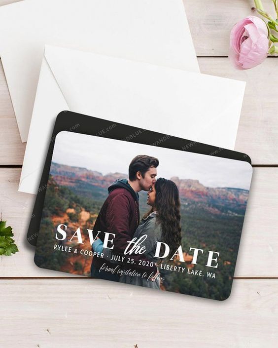 save the date em formato de cartão