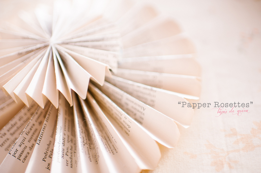 {Diy} Aprendendo a fazer “Paper Rosettes”