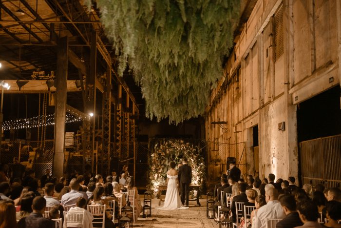 casamento industrial na usina