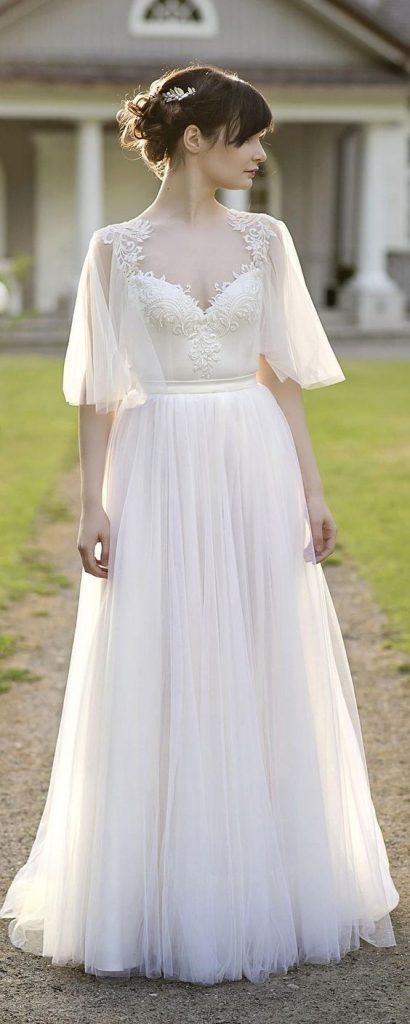  vestido de noiva de tule