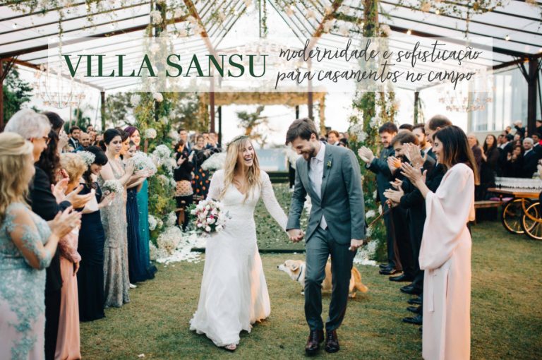 Villa Sansu: modernidade e sofisticação para casamentos no campo
