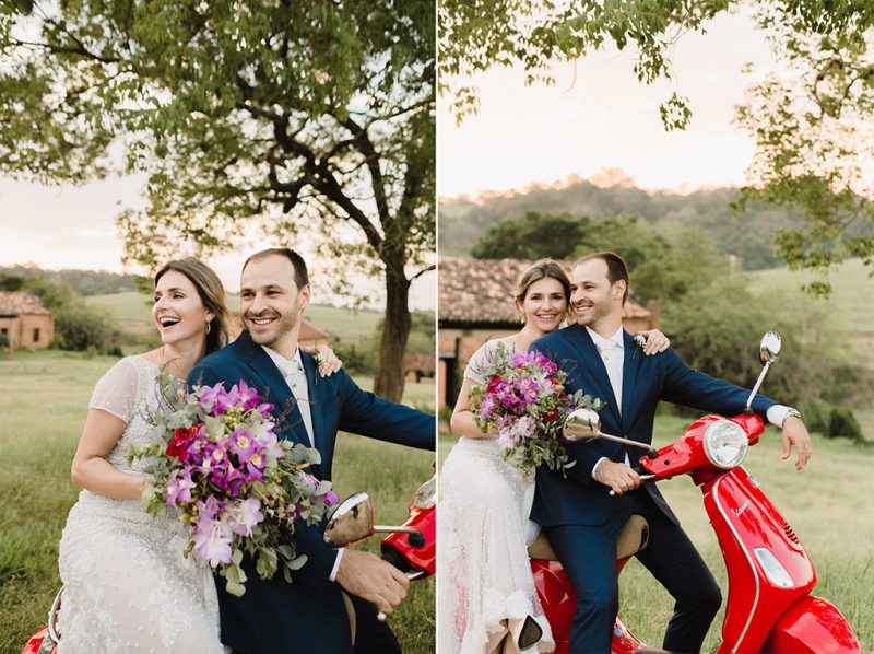 De Mountain Bike para o Altar &#8211; Casamento encantador Juliana e Felipe