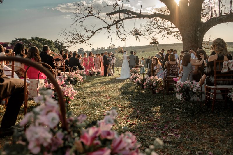 No Campo, Elegante e Pink &#8211; Casamento Aline e Lucas