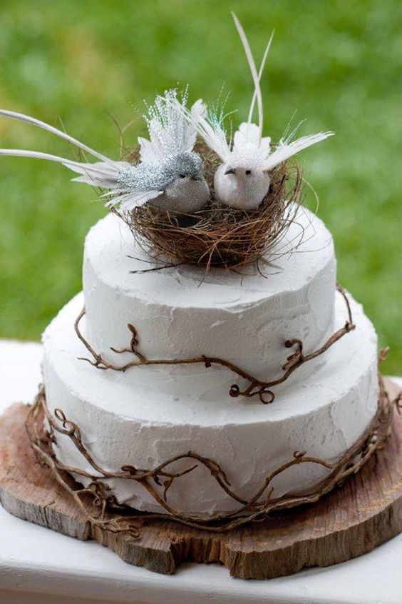 topo de bolo de casamento animais
