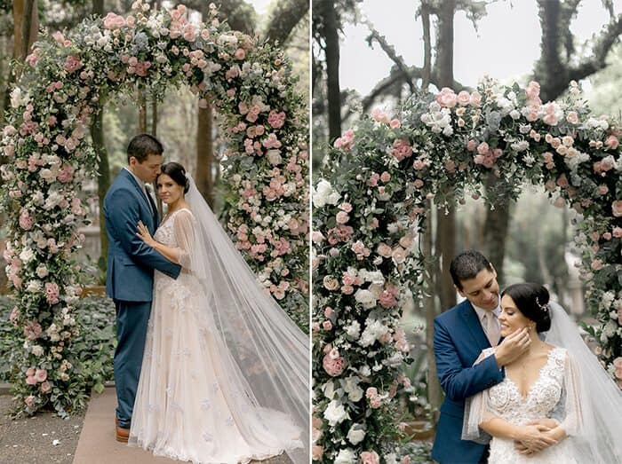 Casamento intimista e romântico com cerimonia ao ar livre &#8211; Camila &#038; Facu