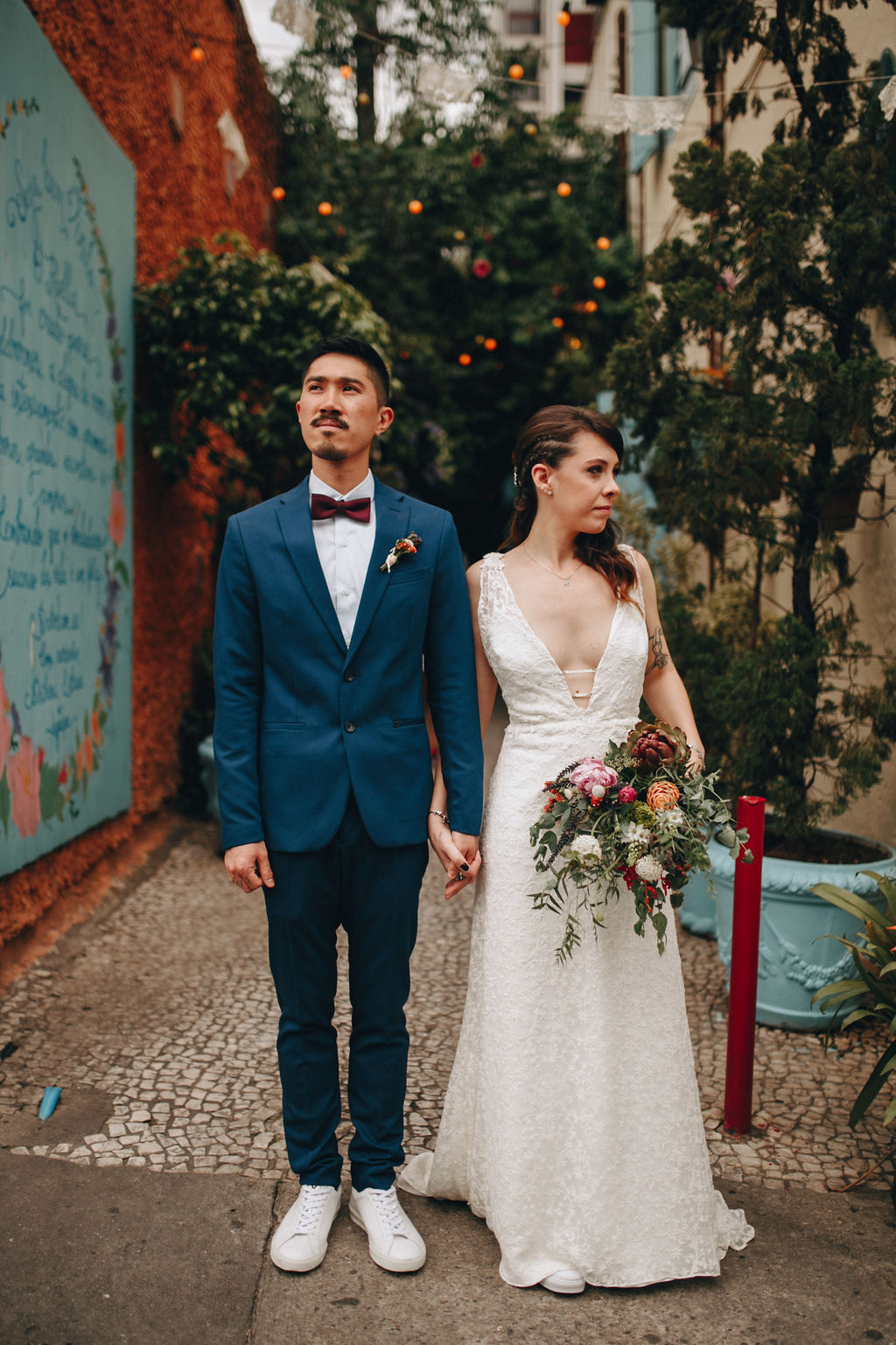 Mini casamento intimista com flores do campo em São Paulo &#8211; Laura &#038; Maurício