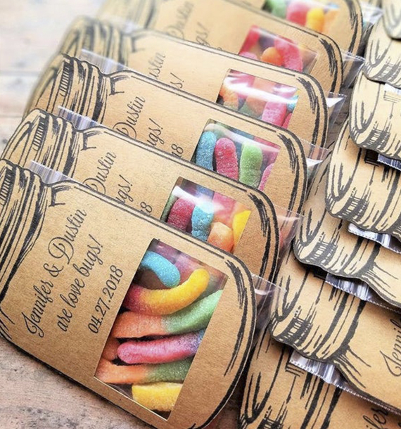 embalagem de doces para lembrancinha de casamento para crianças