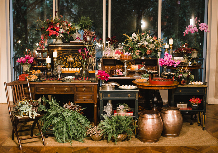 Casamento na fazenda com buffet de comida jponeasa