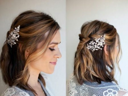 TOP 70 penteados para casamento em cabelos curtos