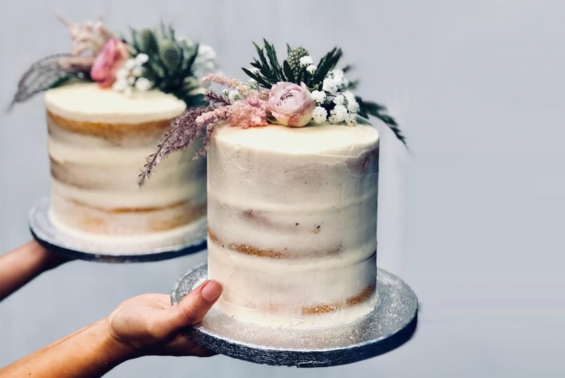 Tendência: bolos minimalistas decorados com buttercream
