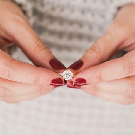 capa post: anel de noivado solitário