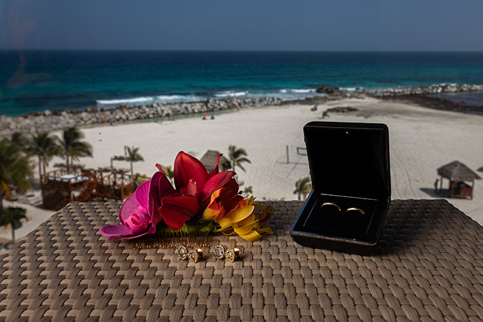Destination Wedding com barulhinho do mar no pôr do sol de Cancún &#8211; Camila &#038; Rafael