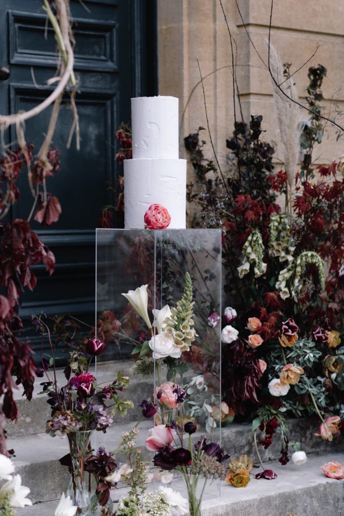  decoração acrílico transparente em casamento