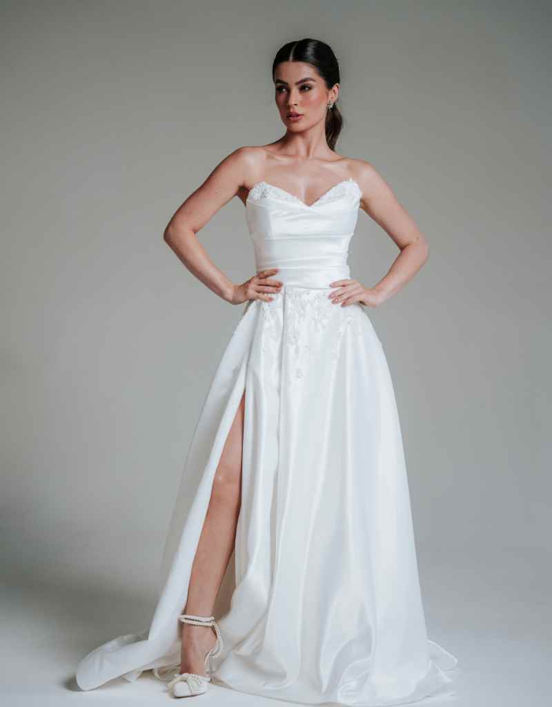 vestido de noiva Atelier Luit com venda