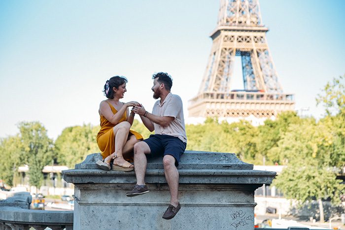 Ele disse OUI! Pedido de casamento surpresa na cidade do amor, Paris &#8211; Gaia &#038;Jean
