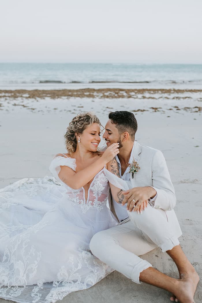 Casamento pé na areia com vibe boho em São Miguel dos Milagres &#8211; Camila &#038; Matheus