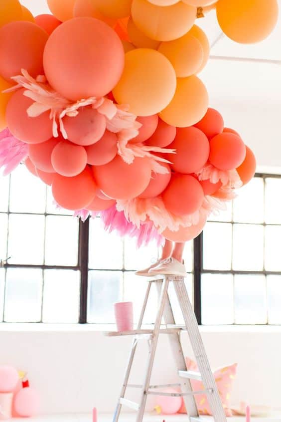{Inspiração} Decoração de casamento com balões