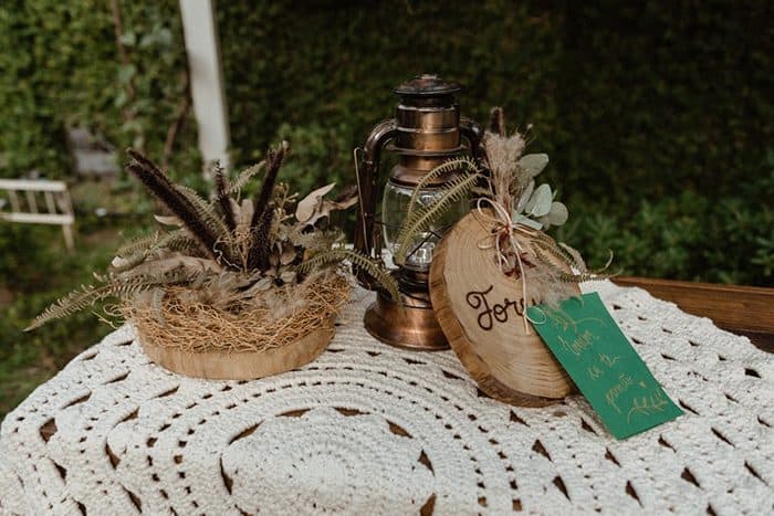 Mini wedding rústico e descontraído no jardim de uma casinha em Santa Catarina &#8211; Daniele &#038; Emerson