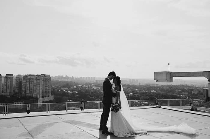 Descontração num casamento leve em rooftop com vista para São Paulo &#8211; Samila &#038; Gabriel