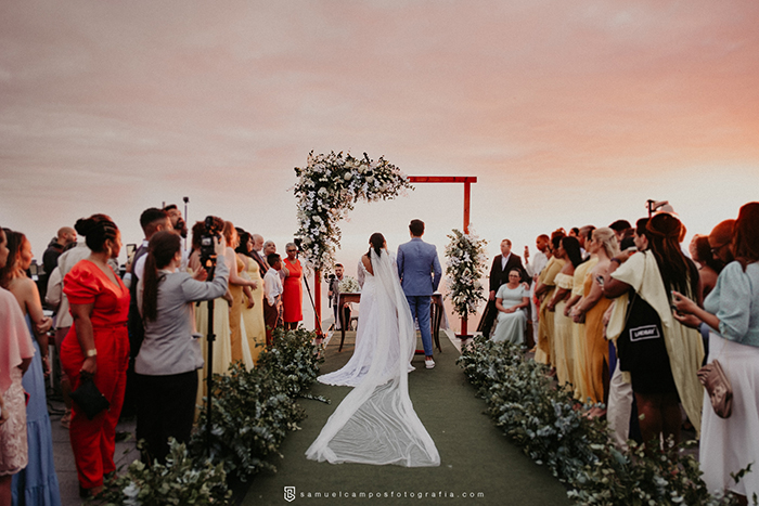 Um casamento incrível e com vibe retrô ao amanhecer do sol no Cristo Redentor &#8211; Poliana &#038; Rogério