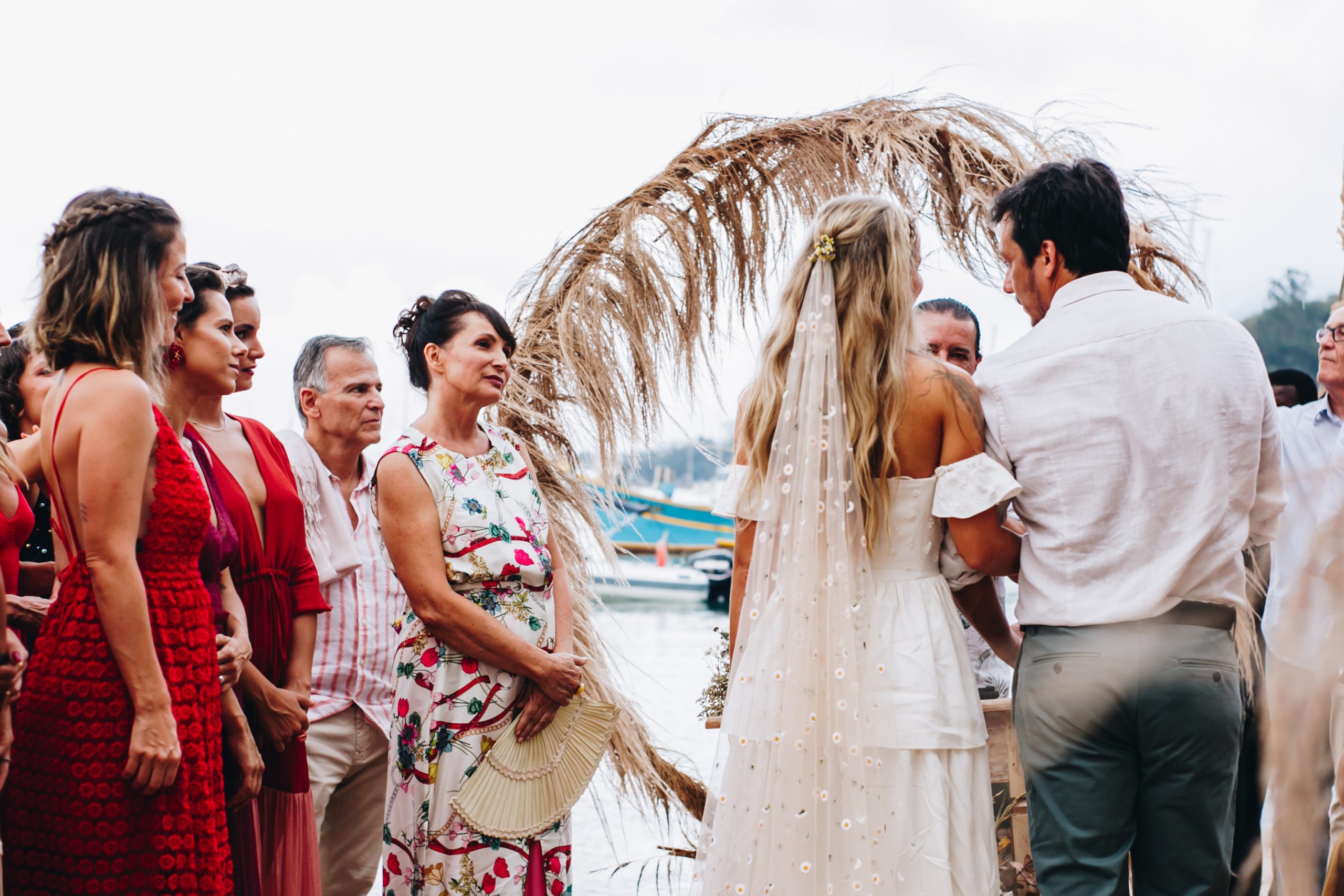 Casamento intimista com clima de campo e pé na areia em Ilhabela &#8211; Luiza &#038; Ado