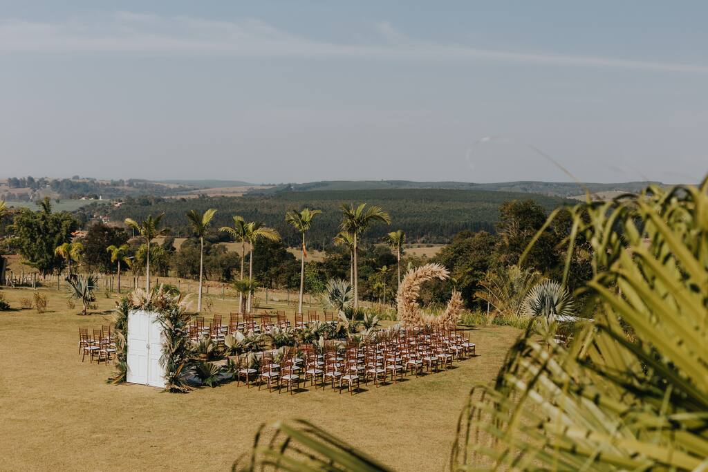 cerimonia ao ar livre no imperium village