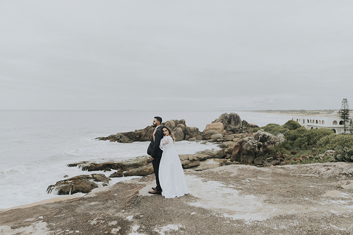 Charmoso elopement wedding em frente ao mar de Santa Catarina &#8211; Mariana &#038; Leonid