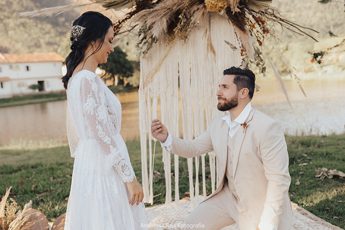 {Editorial Boho} Um Elopement Wedding ao ar livre cheio de criatividade e personalidade &#8211; Andressa &#038; Guilherme