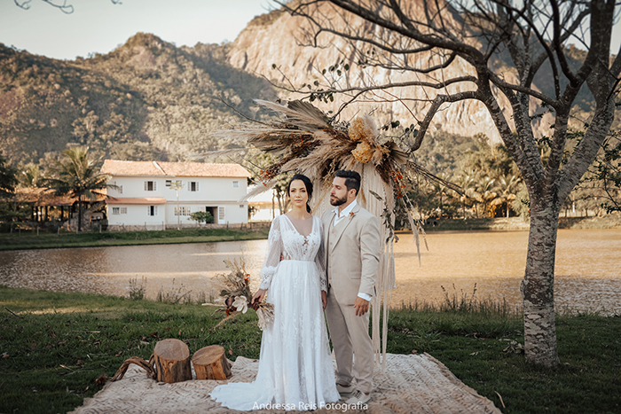 {Editorial Boho} Um Elopement Wedding ao ar livre cheio de criatividade e personalidade &#8211; Andressa &#038; Guilherme