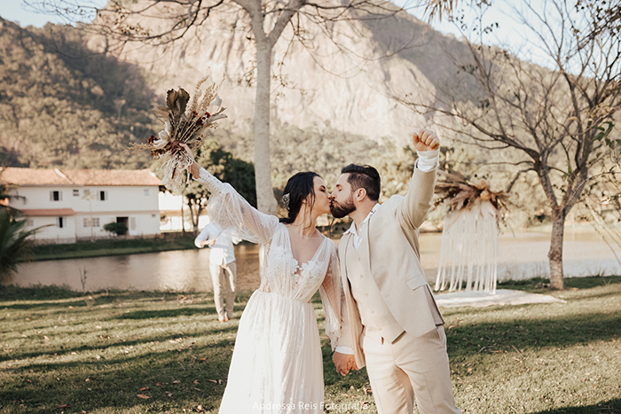 {Editorial Boho} Um Elopement Wedding ao ar livre cheio de criatividade e personalidade &#8211; Andressa &#038; Guilherme