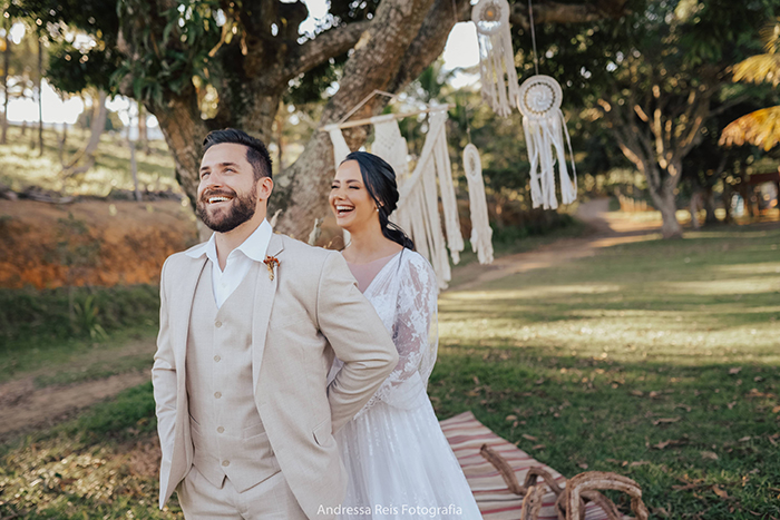 {Editorial Boho} Um Elopement Wedding ao ar livre cheio de criatividade e personalidade &#8211; Andressa &#038; Guilherme