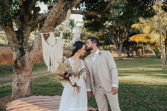 {Editorial Boho} Um Elopement Wedding ao ar livre cheio de criatividade e personalidade &#8211; Andressa &#038; Guilherme