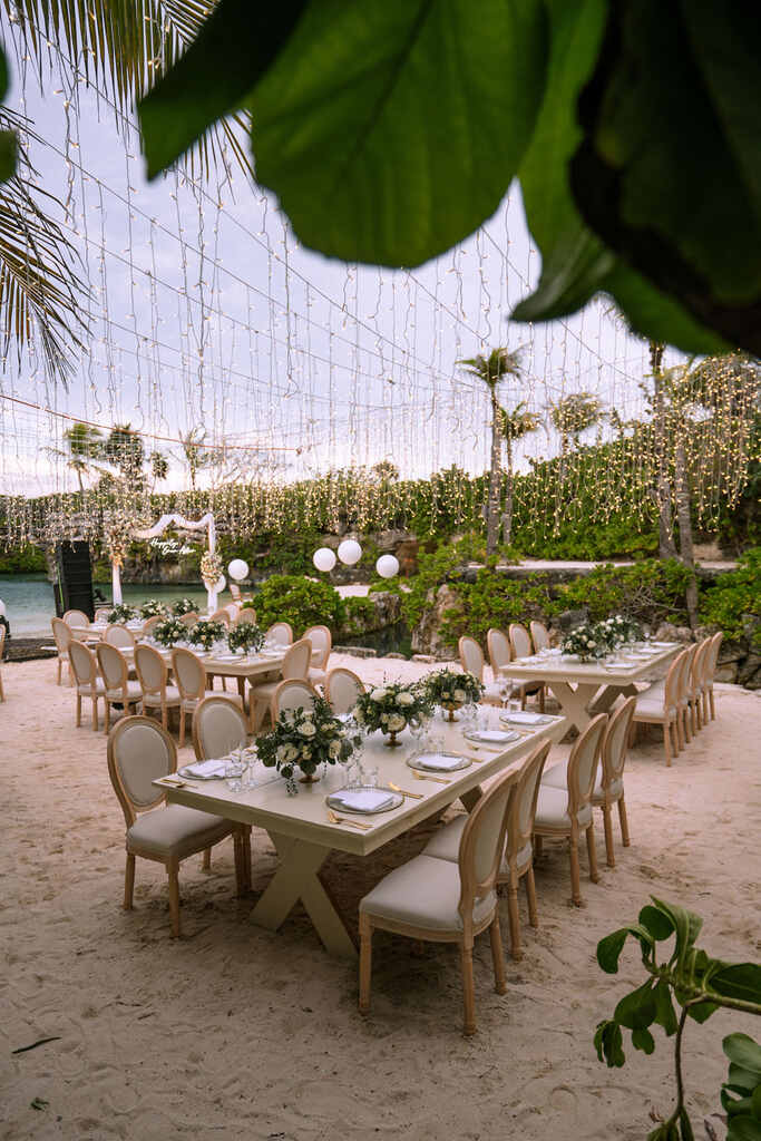 recepção de casamento no hotel xcaret méxico