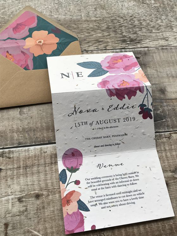 10 alternativas para tornar a papelaria do seu casamento mais sustentável