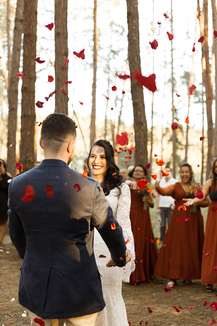 Mini wedding boho cheio de emoção no meio da floresta &#8211; Bianca &#038; Lucas