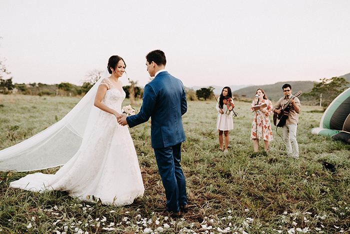 Casamento ao nascer do sol num balão na Chapada dos Veadeiros &#8211; Janinne &#038; Pedro