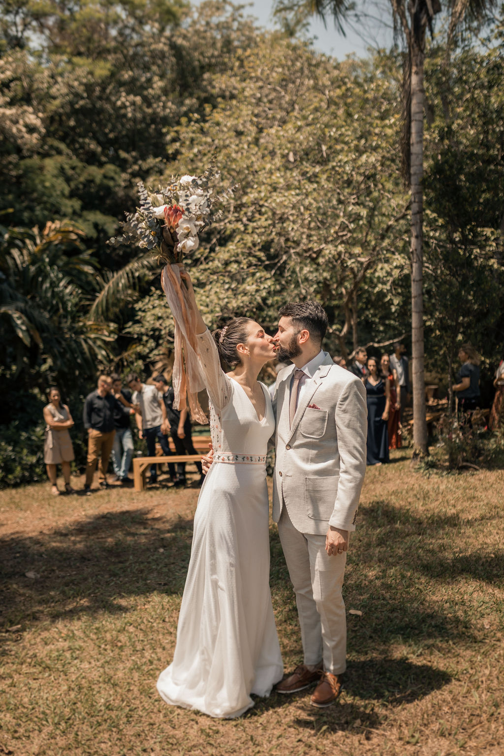 Doce micro wedding intimista em manhã leve e ensolarada no Paraná &#8211; Vanessa &#038; Lucas