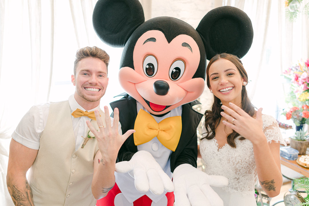 Casamento com detalhes fofos da Disney em São Paulo &#8211; Marina &#038; Luccas