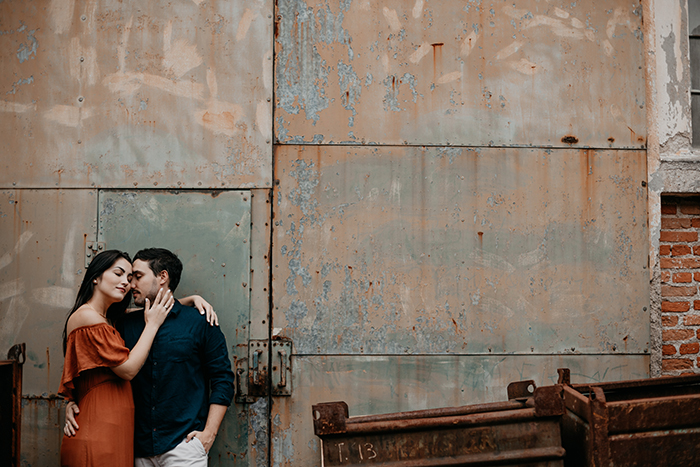 Ensaio pré wedding estilo industrial apaixonante e cheio de amor em São Paulo &#8211; Pérola &#038; Vitor