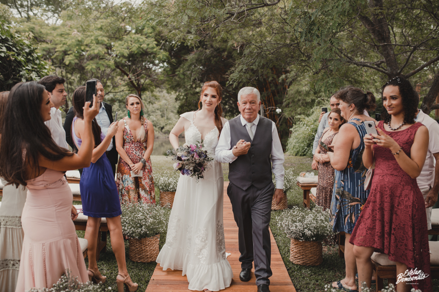 Mini wedding leve e feliz ao ar livre no interior de São Paulo &#8211; Beatriz &#038; Fabrício