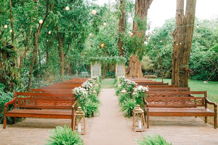 Casamento no campo doce e romântico em São Paulo