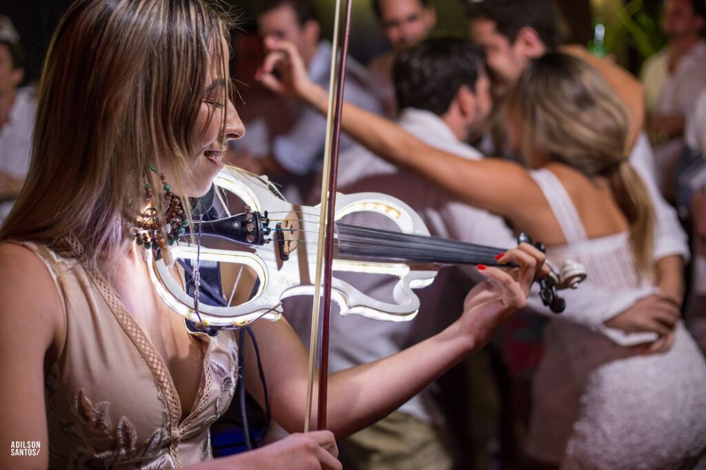 Karen Machado em casamento