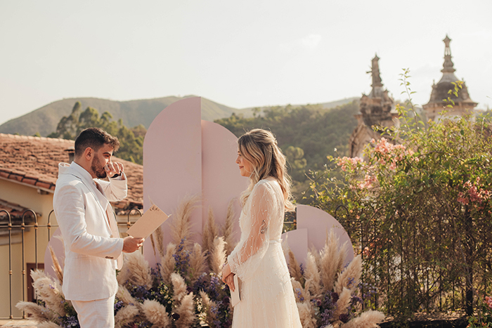 Elopement wedding no estilo romântico numa tarde adorável em Ouro Preto &#8211; Luisa &#038; Diogo