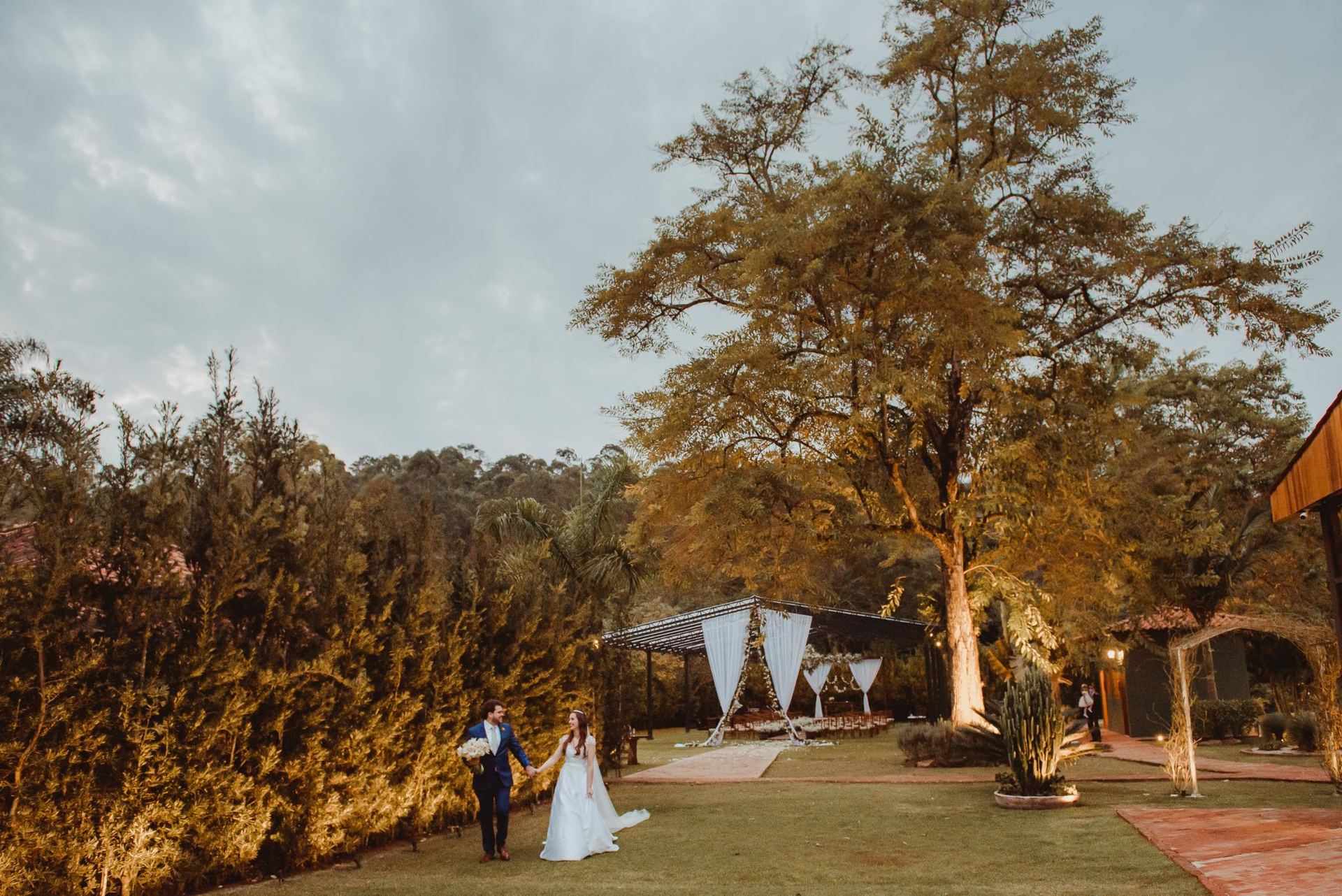 Casamento no campo no estilo clássico numa tarde adorável na Fazenda Dona Inês &#8211; Daniella &#038; Allan