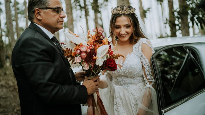 Casamento boho ao ar livre numa tarde iluminada e adorável no Paraná &#8211; Bárbara &#038; José