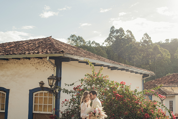 Elopement wedding romântico com café da manhã em Minas Gerais – Alexia & Lucas