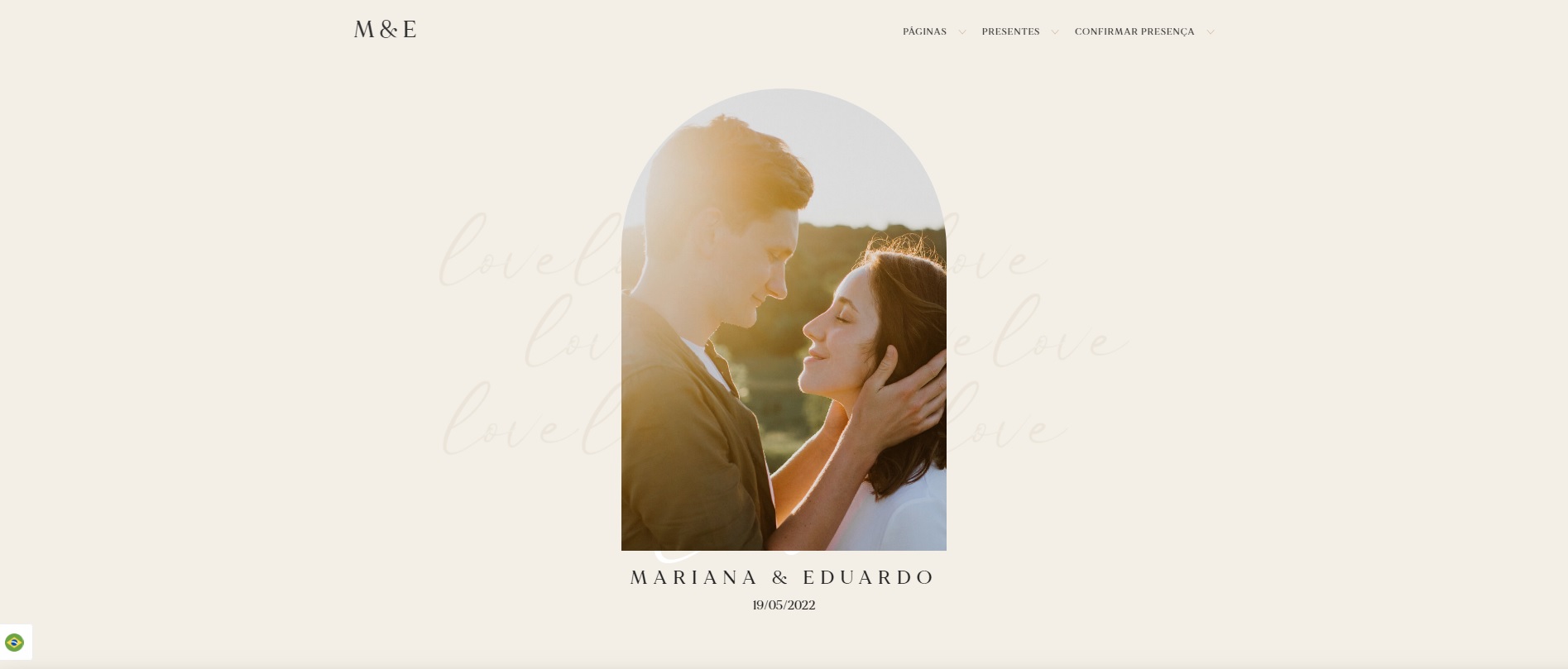 Seis layouts iCasei para deixar o seu site de casamento com o estilo do grande dia
