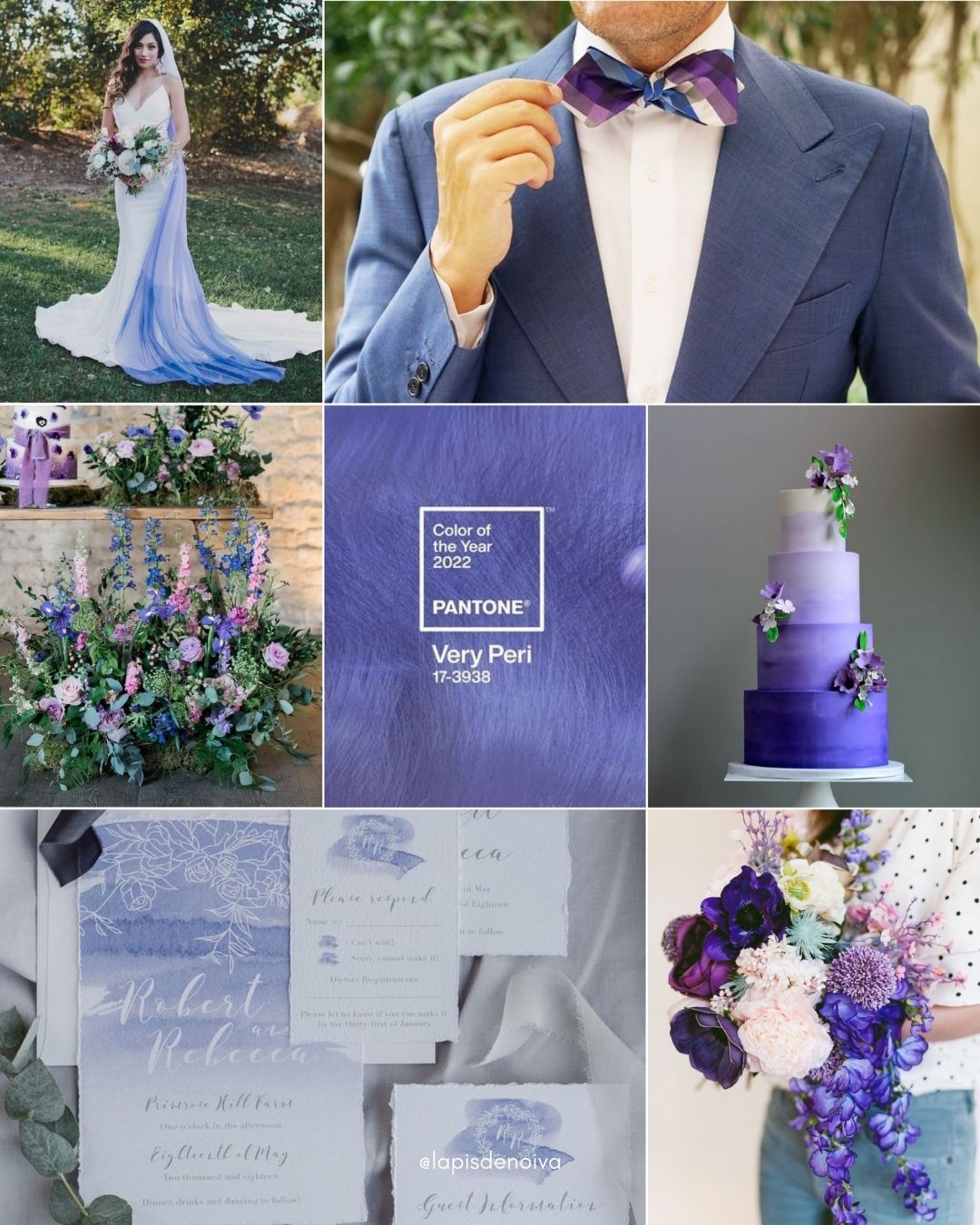 Cor do Ano 2022: Very Peri traz uma mistura de violeta e azul para os casamentos 1